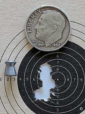 IZH 60 Target Pro air rifle HN Pistol Match target