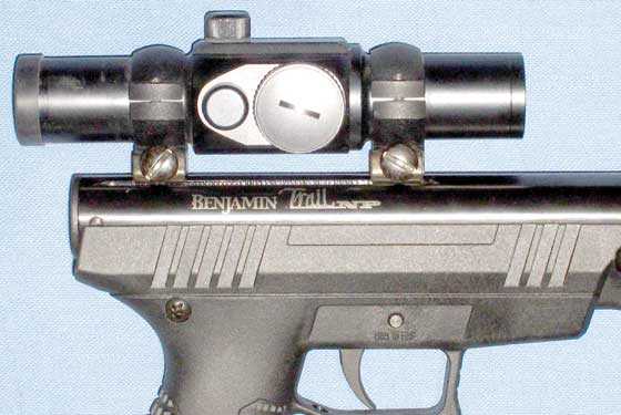 Benjamin Trail NP pistol with doit sight