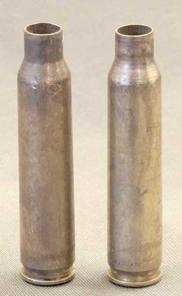 two cartridge cases