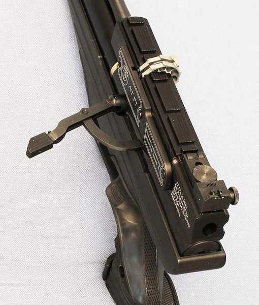 Hatsan AT P1 PCP air pistol cocked