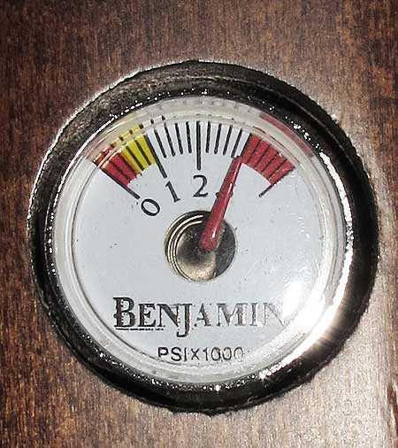 Benjamin Marauder pressure gauge