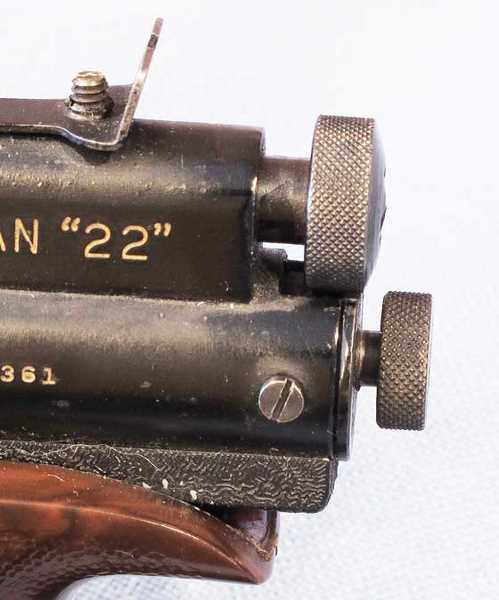 Crosman 116 pistol power adjustment