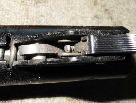 BSA Super Meteor trigger adjustment screw
