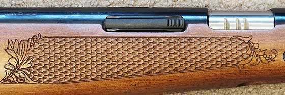 TX 200 Mark III new rifle checkering