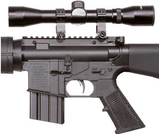 Crosman MTR77NP scoped air rifle receiver