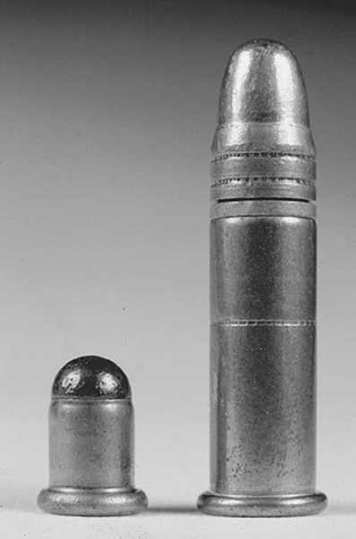 BB cap and 22 long rifle cartridge