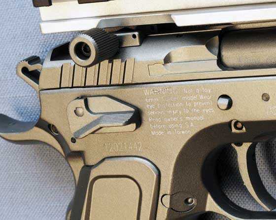 Tanfoglio Gold Custom Eric Grauffel airsoft pistol