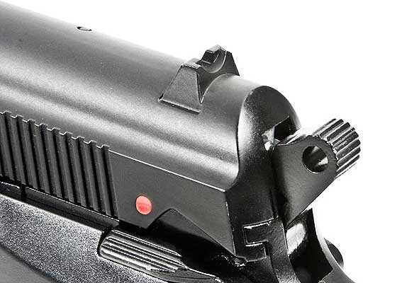 Beretta model 84 FS BB pistol rear sight