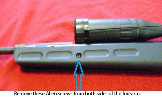 Octane combo forearm screws
