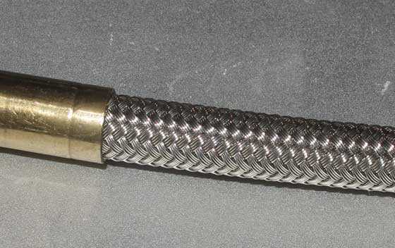 air hose with braided steel sheath