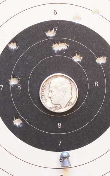 $100 PCP 25 yards Crosman Premier heavy