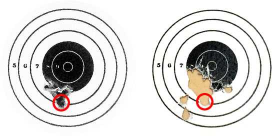 Winchester MP4 CO2 rifle target