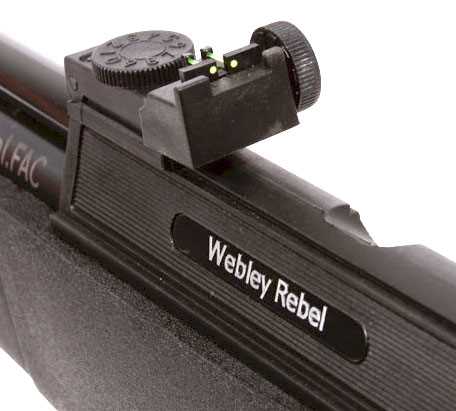 Webley Rebel air rifle rear sight