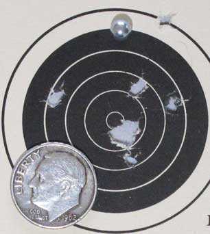 Dan Wesson BB revolver Blaster target