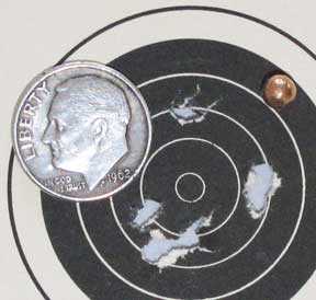 Dan Wesson BB revolver Smart Shot target