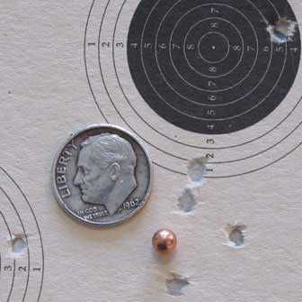 Schofield BB revolver Smart Shot target