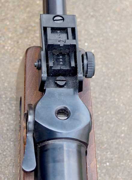 Mauser 300SL rear sight and tap