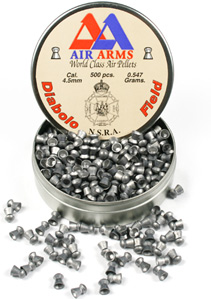 Air Arms Diabolo Field .177 Cal (4.51mm), 8.44 Grains, Dome, 500ct