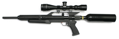 AirForce Talon CO2, 12-oz. CO2 tank, 3-9x40 Scope