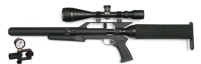 .22 Talon SS, Refill Clamp, 4-16x50 Scope & Rings