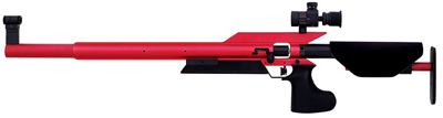 .177 AirForce Edge in Red, Front & Rear Sights