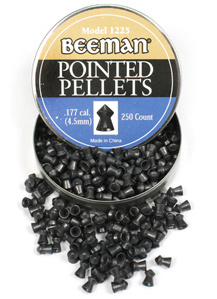 Beeman .177 Cal, 8.3 Grains, Pointed, 250ct
