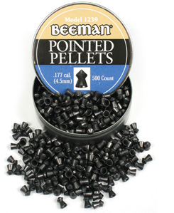 Beeman .177 Cal, 8.4 Grains, Pointed, 500ct