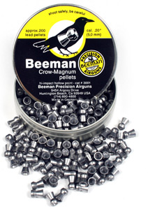 Beeman Crow-Magnum .20 Cal, 12.80 Grains, Hollowpoint, 200ct