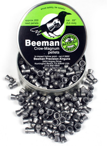 Beeman Crow-Magnum .22 Cal, 18.20 Grains, Hollowpoint, 200ct
