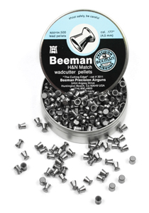 Beeman H&N Match .177 Cal, 8.09 Grains, Wadcutter, 500ct
