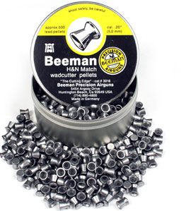 Beeman H&N Match .20 Cal, 11.87 Grains, Wadcutter, 500ct