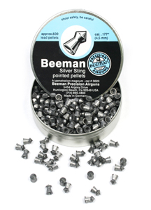 Beeman Silver Sting .177 Cal, 8.61 Grains, Pointed, 500ct