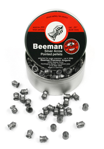 Beeman Silver Arrow .25 Cal, 24.30 Grains, Pointed, 200ct