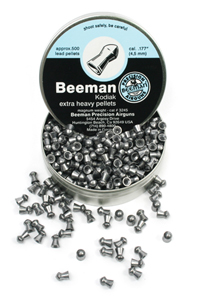 Beeman Kodiak Extra Heavy .177 Cal, 10.6 Grains, Pointed, 500ct