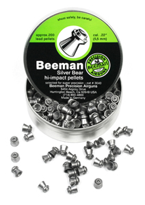 Beeman Silver Bear Hi-impact .22 Cal, 12.65 Grains, Hollowpoint, 200ct