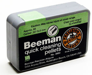Beeman Quick Cleaning Pellets .22 Cal, 80ct