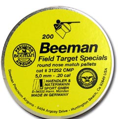 Beeman Field Target Specials .20 Cal, 11.45 Grains, Round Nose, 200ct 