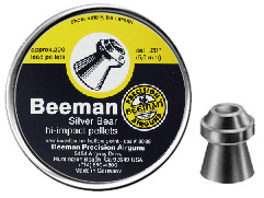 Beeman Silver Bear Hi-impact .20 Cal, 9.88 Grains, Hollowpoint, 200ct 