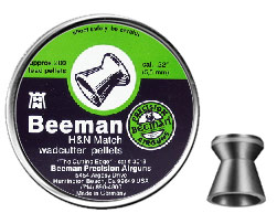 Beeman H&N Match .22 Cal, 13.75 Grains, Wadcutter, 200ct