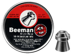 Beeman Silver Bear Hi-impact .25 Cal, 26.42 Grains, Hollowpoint, 200ct