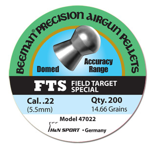 Beeman Field Target Special .22 Cal, 14.66 Grains, Domed, 200ct