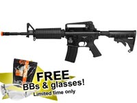 Colt M4A1 Full Metal AEG Airsoft Rifle, BAX Hop-Up