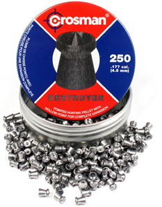 Crosman Destroyer .177 Cal, 7.9 Grains, Pointed, 250ct
