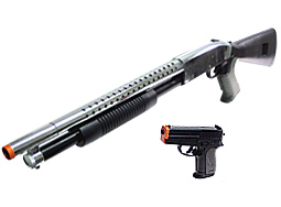 Shotgun and Pistol Airsoft Package