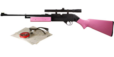 Crosman 760 Pumpmaster Kit, Pink Stock