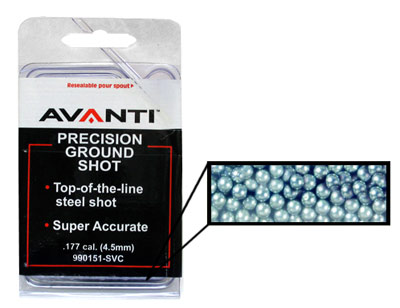 Avanti Precision Ground Shot .177 Cal, 5.1 Grains, BBs, 500ct 