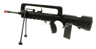 Cybergun FAMAS Machine Gun AEG, Black Airsoft gun