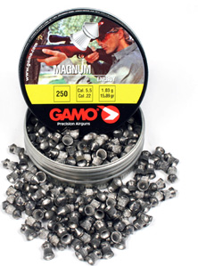 Gamo Magnum .22 Cal, 15.89 Grains, Pointed, 250ct