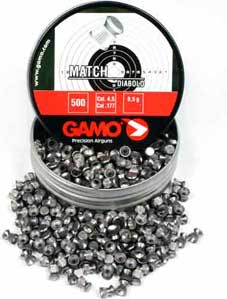 Gamo Match .177 Cal, 7.71 Grains, Wadcutter, 500ct