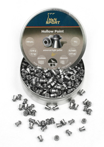 H&N Hollow Point .177 Cal, 7.1 Grains, Hollowpoint, 500ct